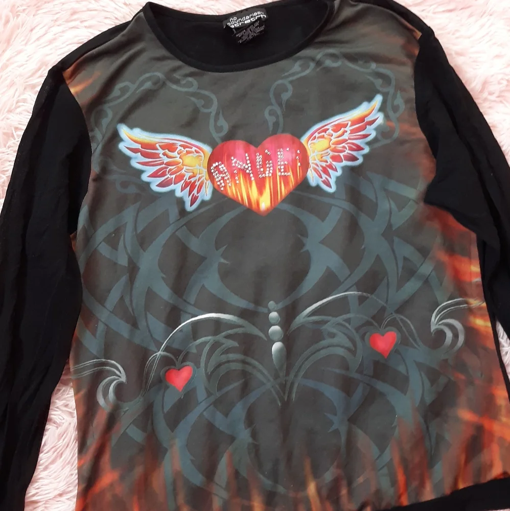 DONT BUY! including as freebie for loyal customer! 90s tattoo top - Picture 5 of 6